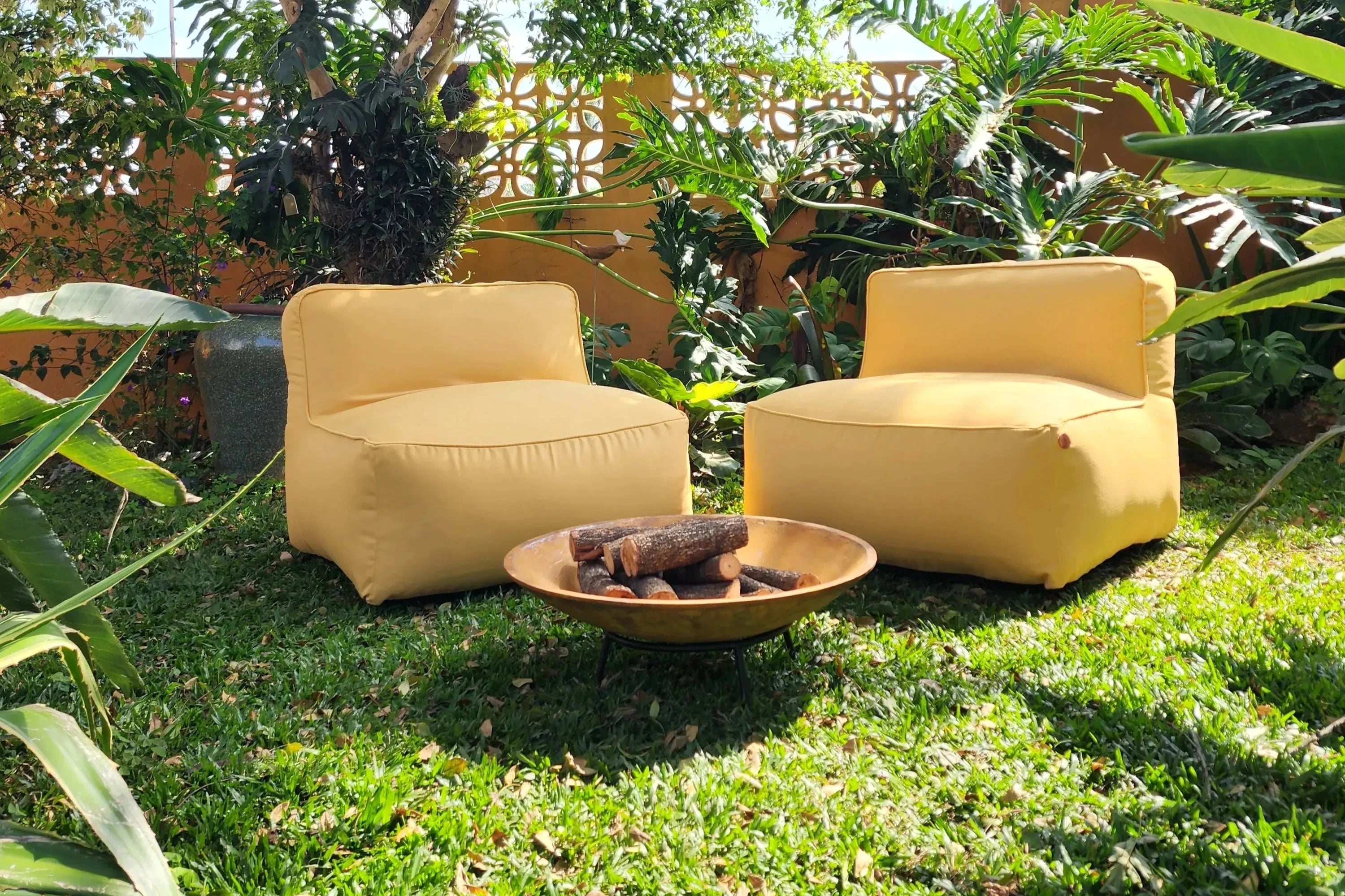 2 Garden Joy Chair - Yellow_Ambientada