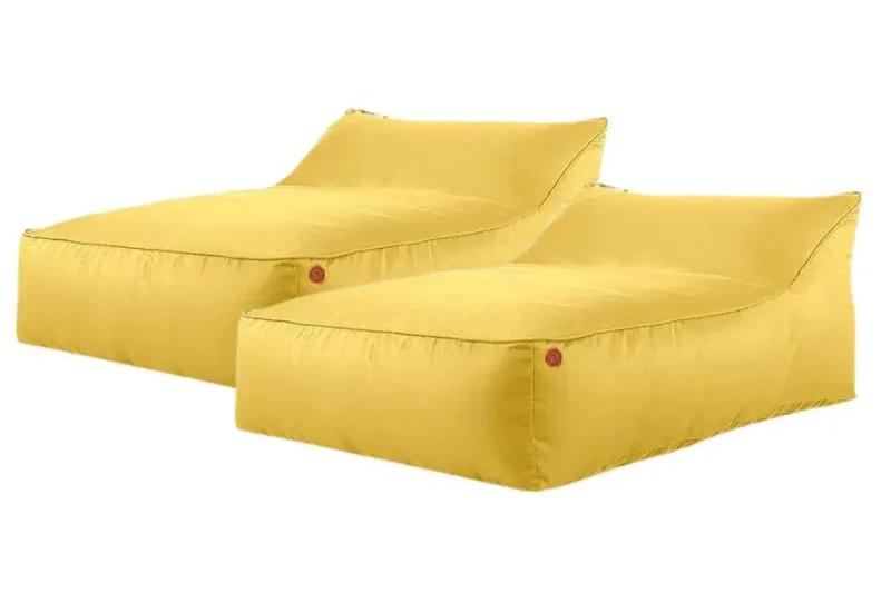 2 Garden Duo Lounger - Casal Sol Outdoor Concept- Yellow