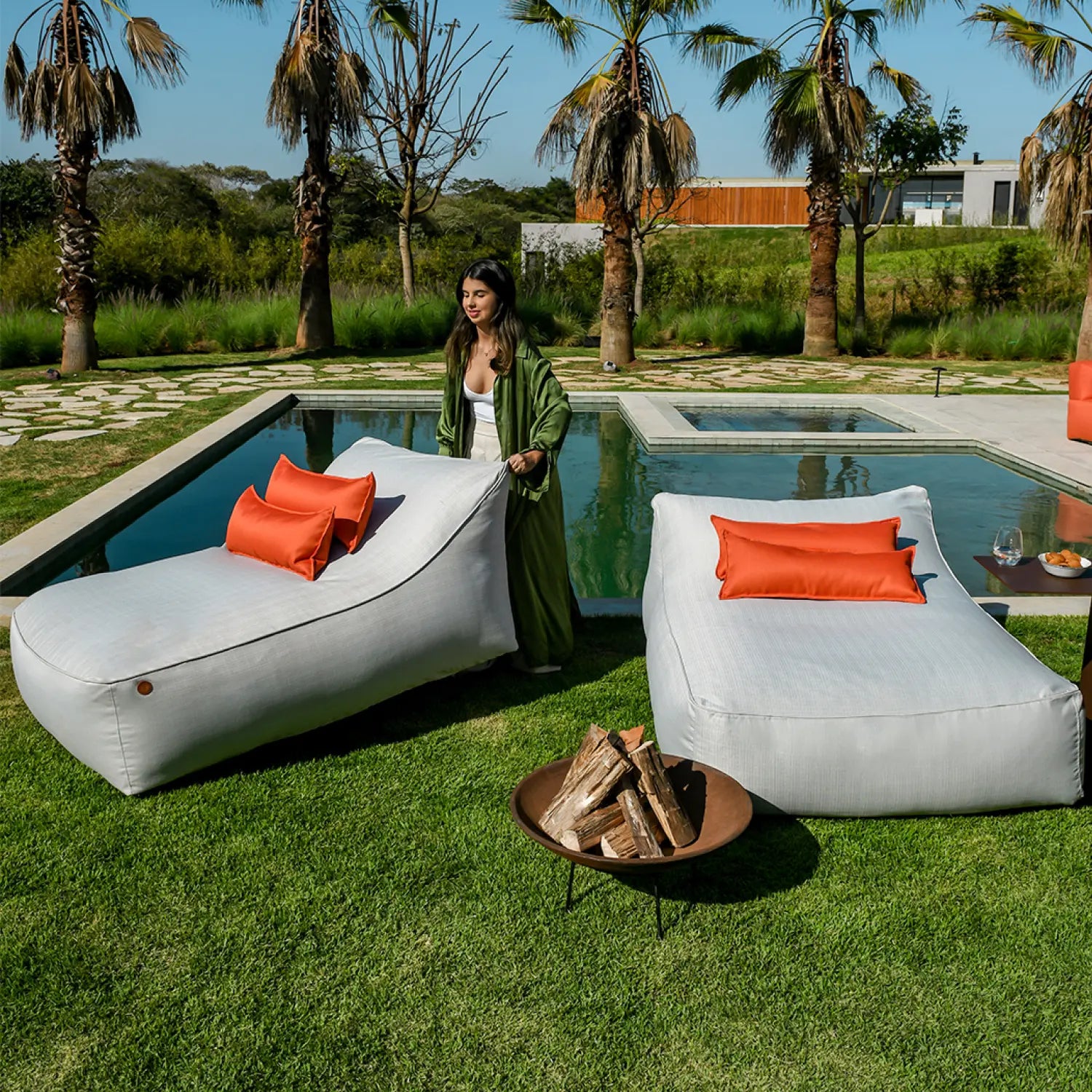 Duo Chaise Lounge Garden