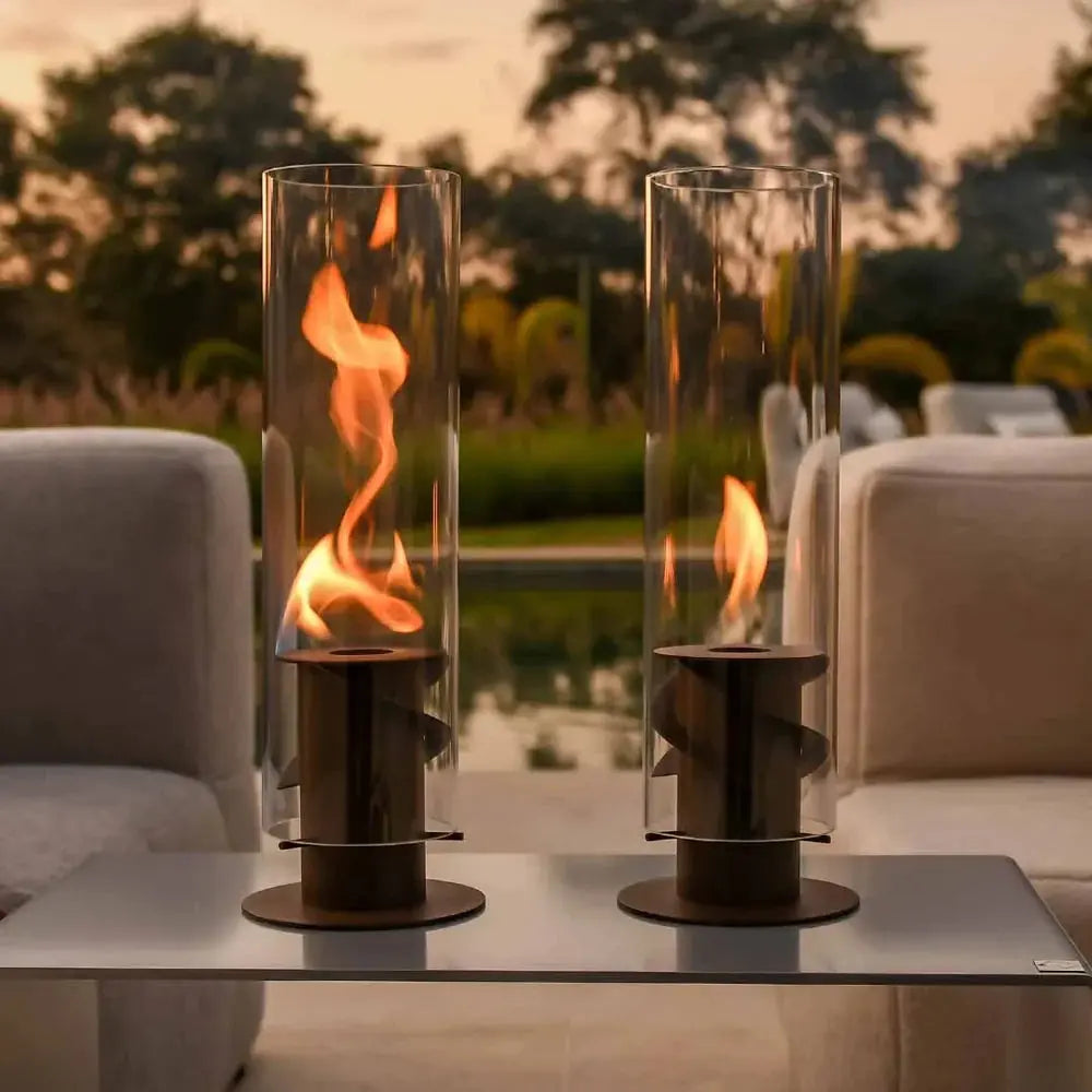 Spiral Firepit Flamme