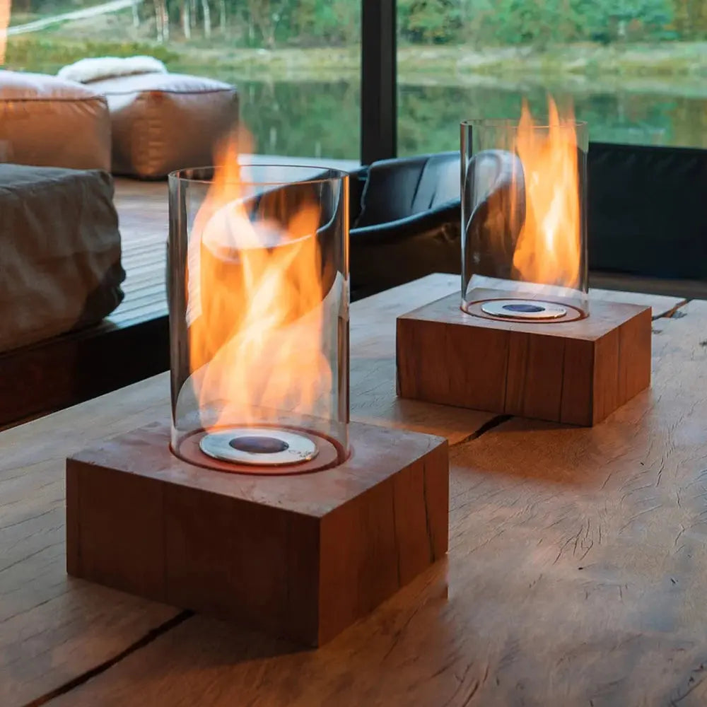 Portable Tabletop Firepit Ecowood