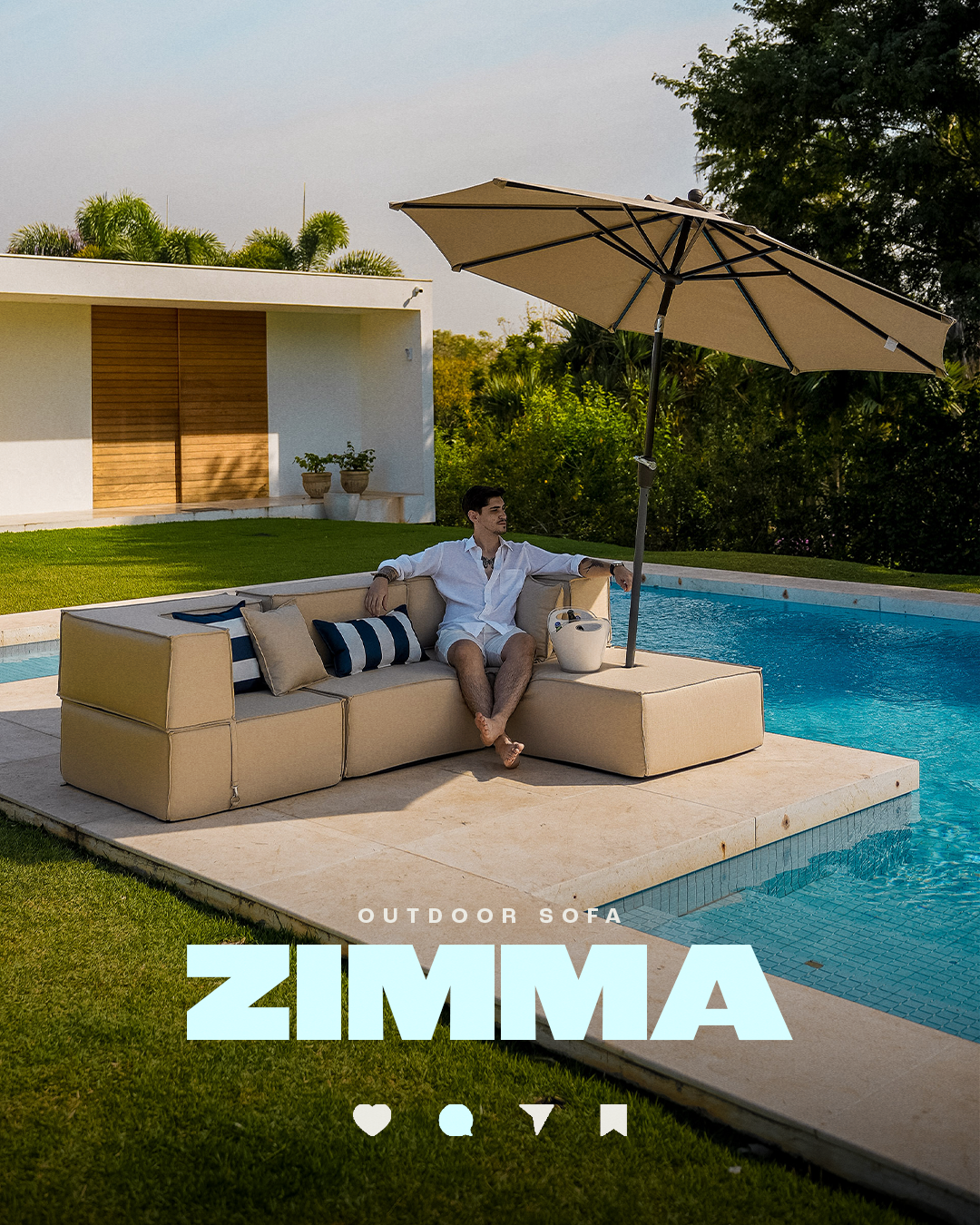 Zimma Lounge Set 6-seater