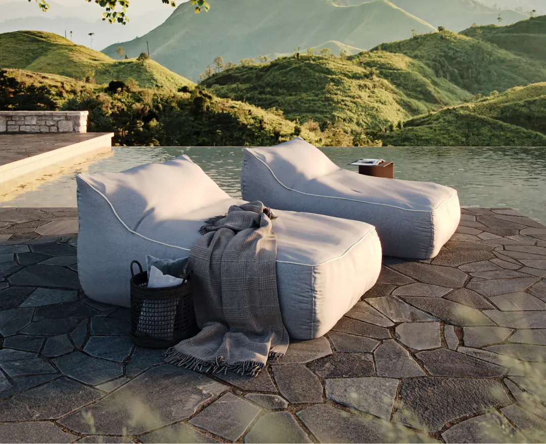 2 Garden Duo Lounger Casa Sol Outdoor