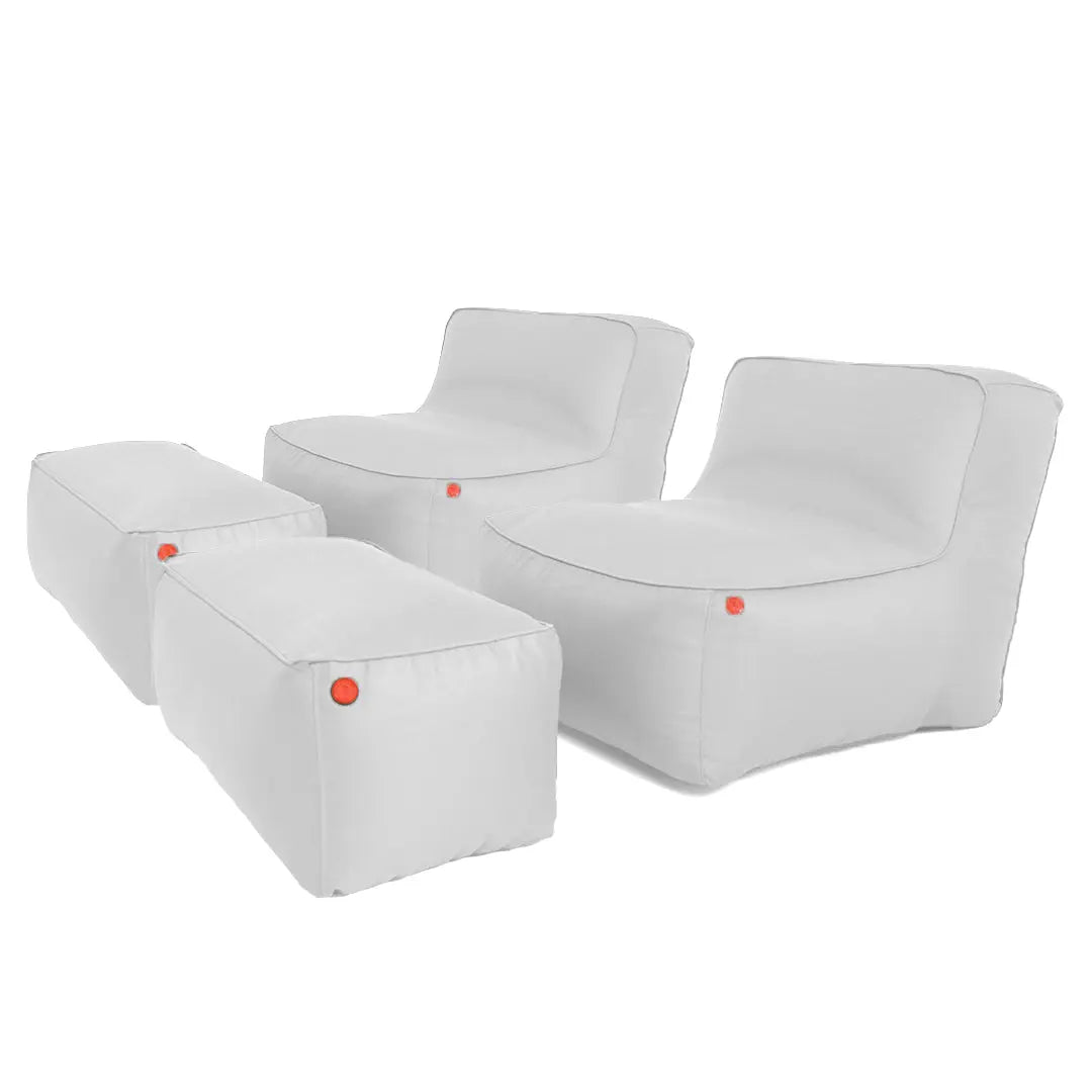 2 Joy Lounger Chair + 2 Ottoman Garden