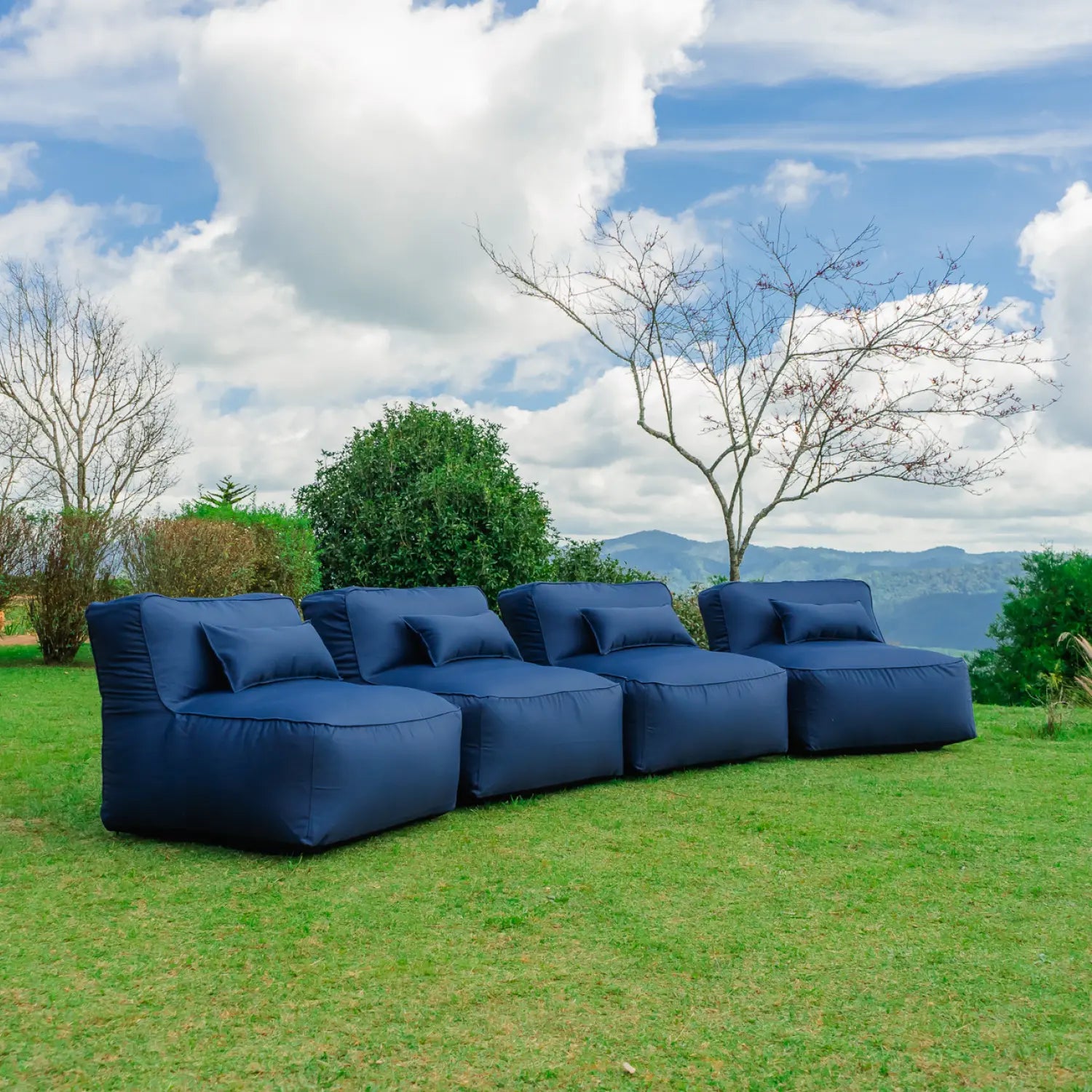 2 Joy Lounger Chair + 2 Ottoman Garden