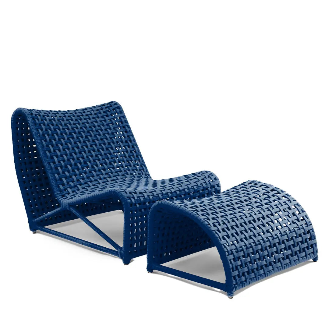 Summer Chair + Ottoman - Casal Sol Outdoor Concept 