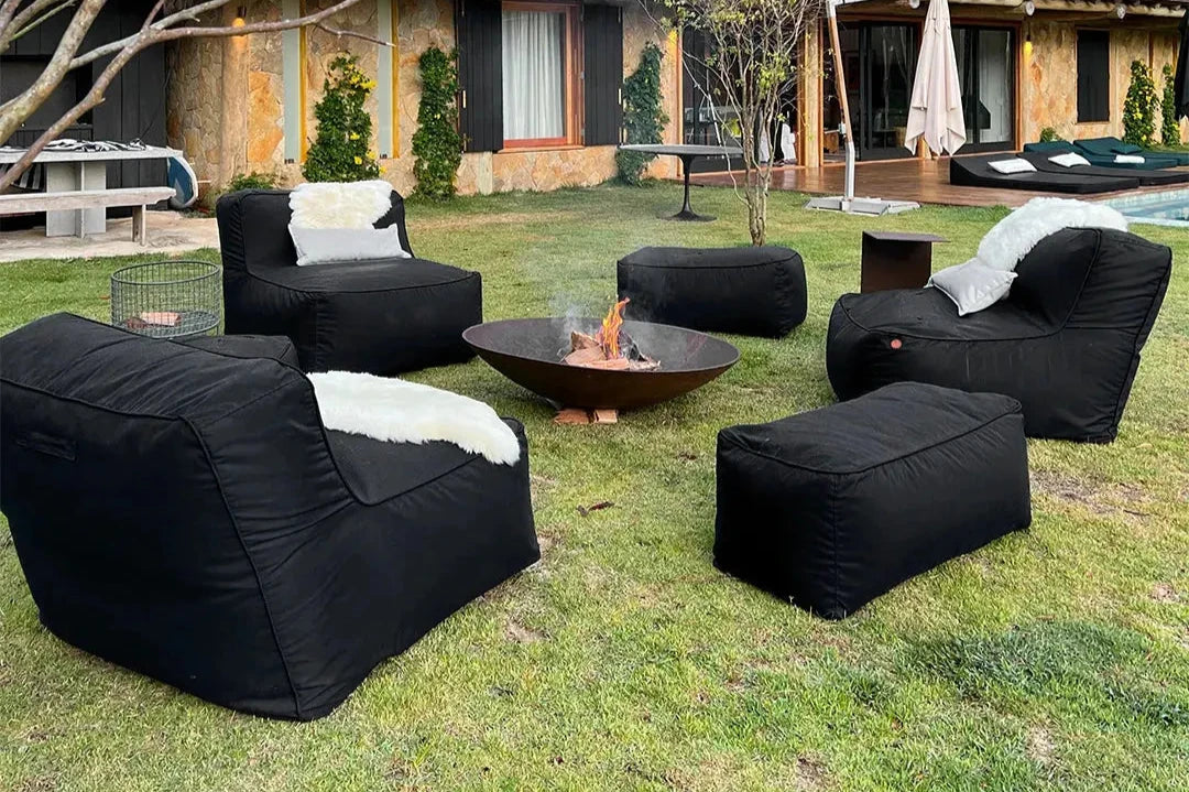 4 Garden Joy Chair Black set