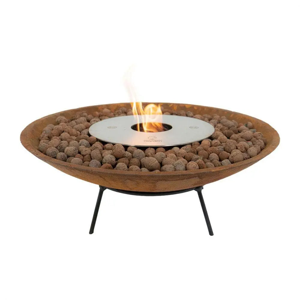 Corten Firepit with Burner