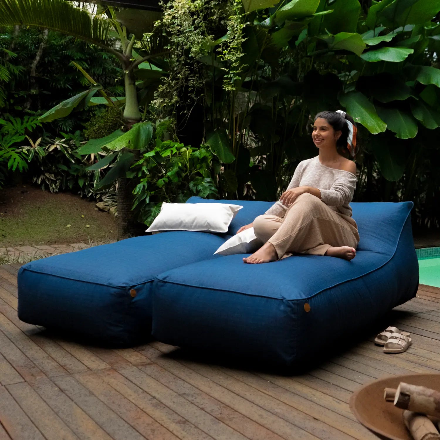 3 Uni Chaise Lounge Garden