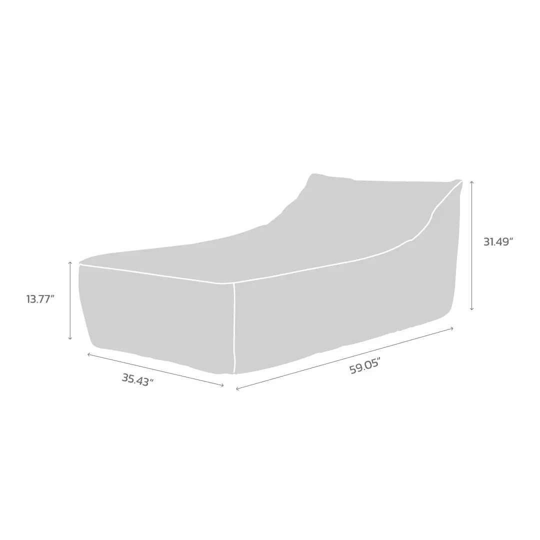 3 Uni Chaise Lounge Garden